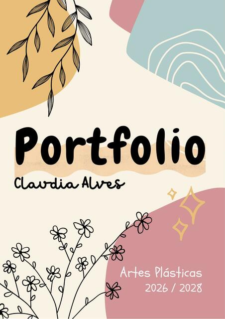 Portafolio de artes plásticas 