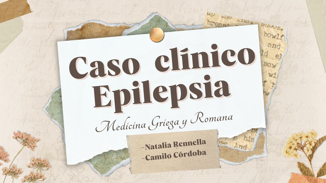 Caso clínico Medicina Griega y Romana