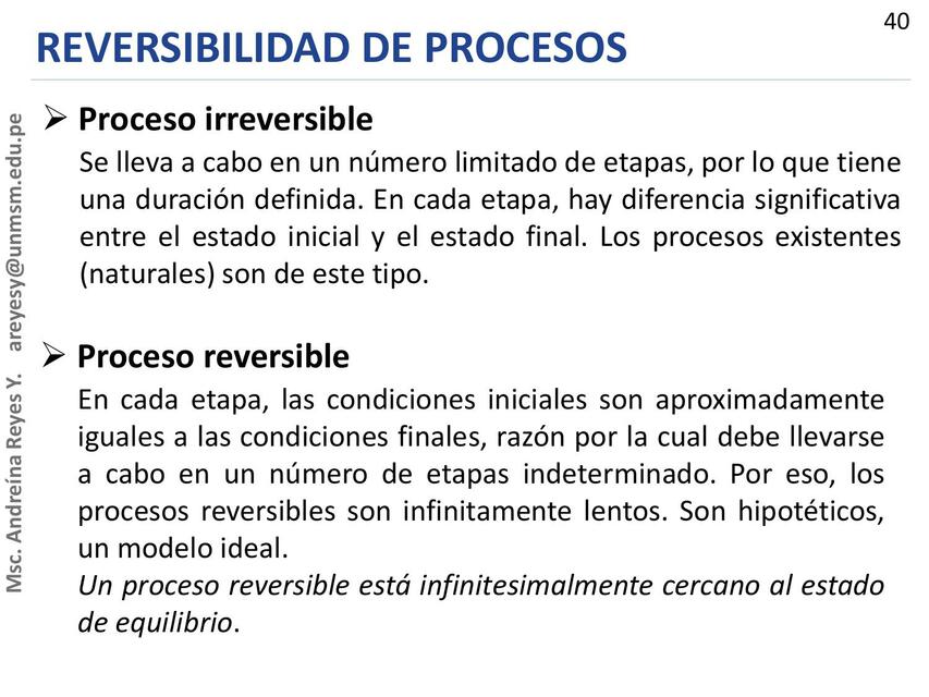 Reversibilidad de procesos 