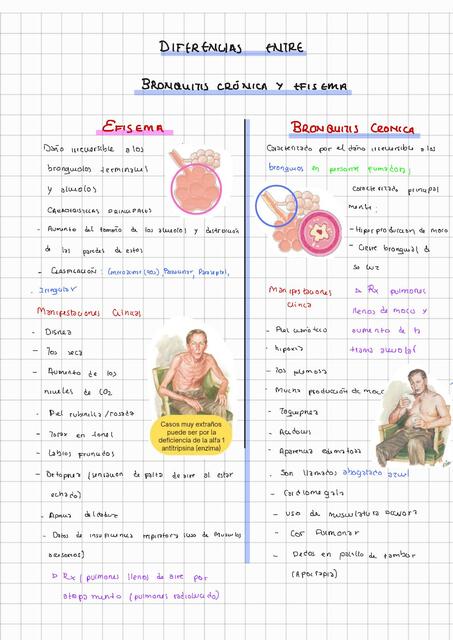 Bronquitis y efisema