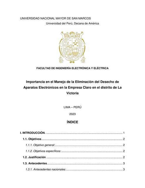 Importancia en el Manejo de la Eliminación del Desecho de Aparatos Electrónicos