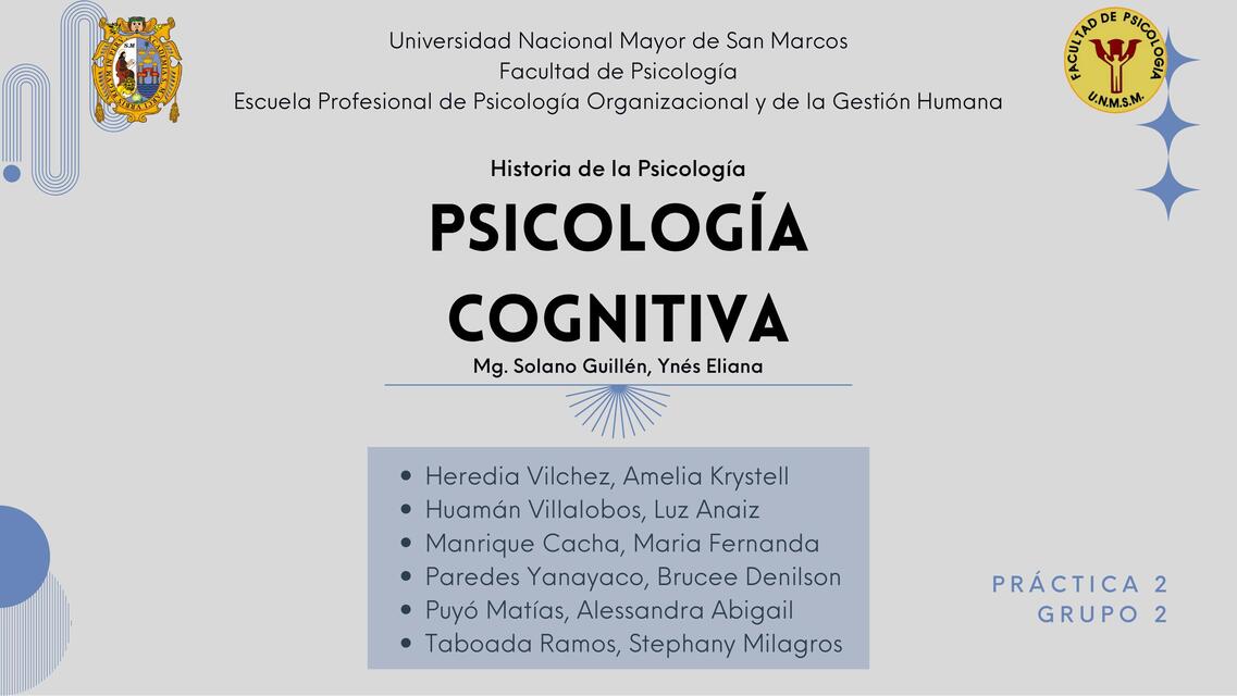 Psicología cognitiva 