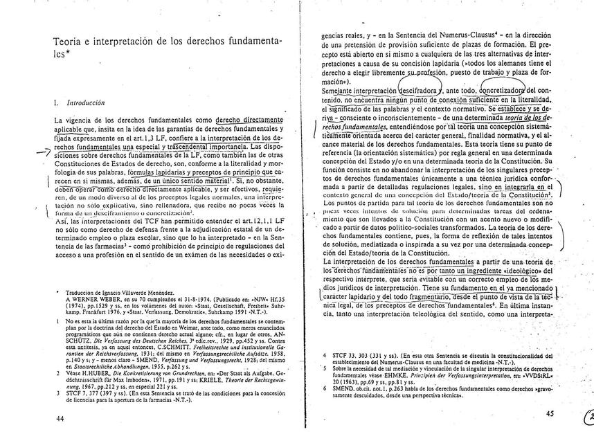 Böckenforde Teoría e interpretación de los derecho