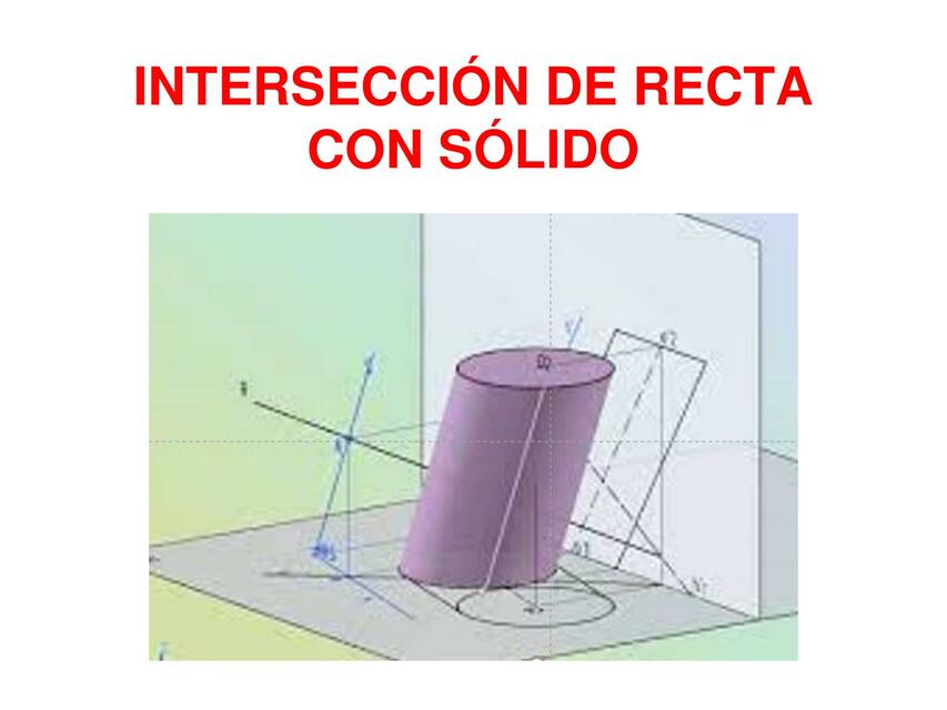 Intersección de recta con sólido Nicole Albornoz uDocz