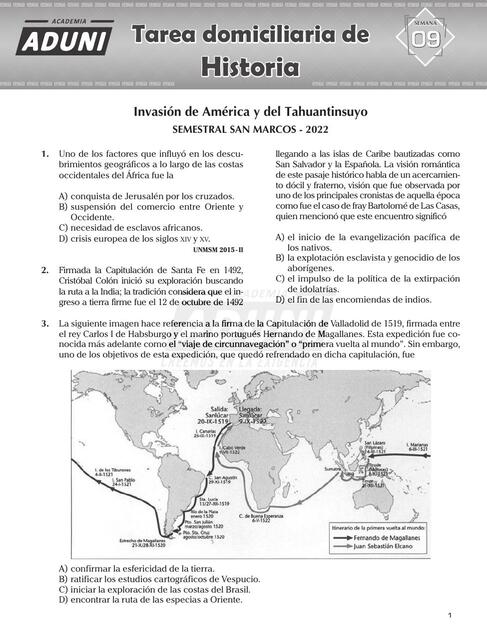 Invasión de América y del Tahuantinsuyo 