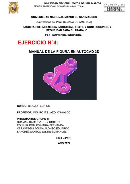 Manual de la figura en Autocad 3D 