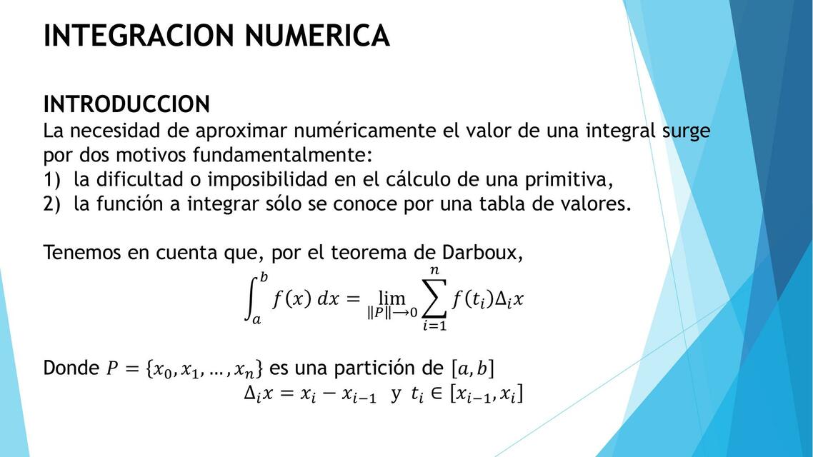 Integración Numérica Semana 10