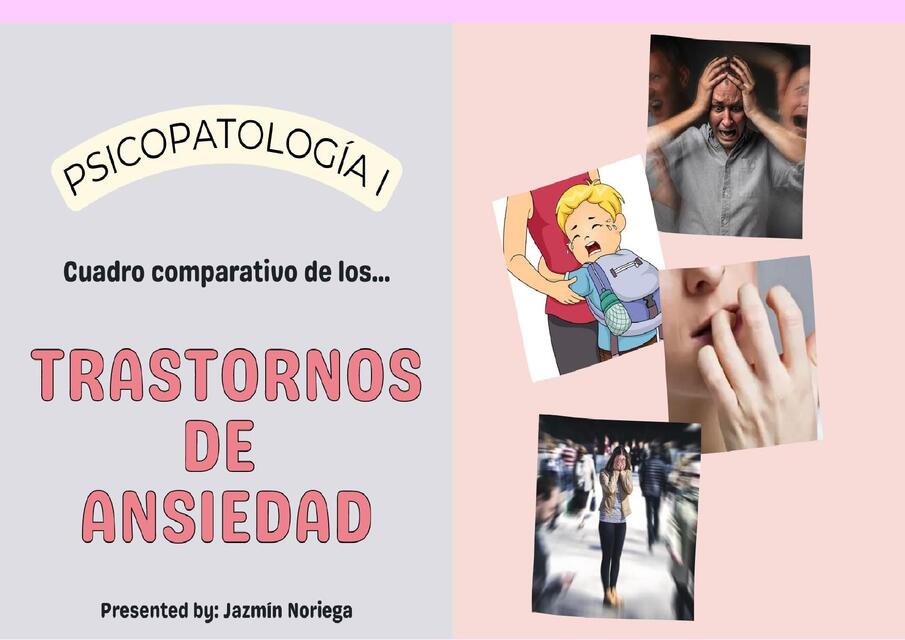 Trastornos de ansiedad 