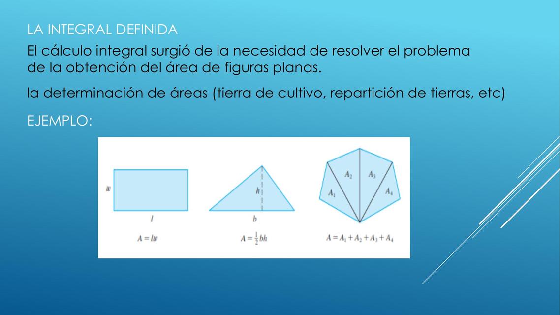 La Integral Definida 