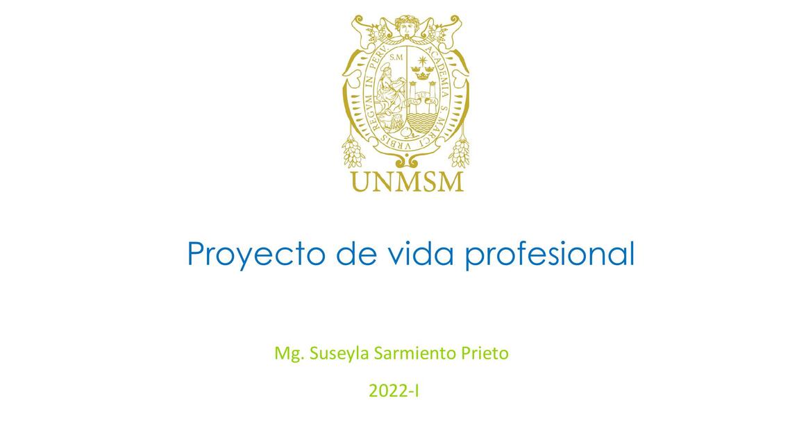 Proyecto de vida profesional 