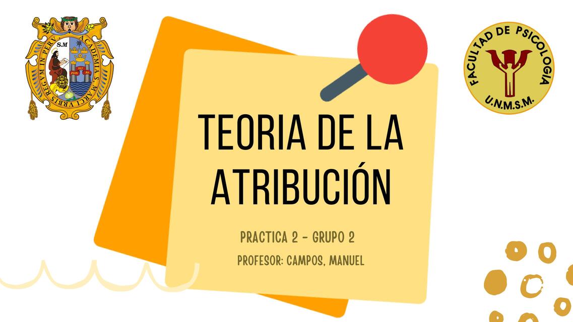 Teoría de la Atribución 