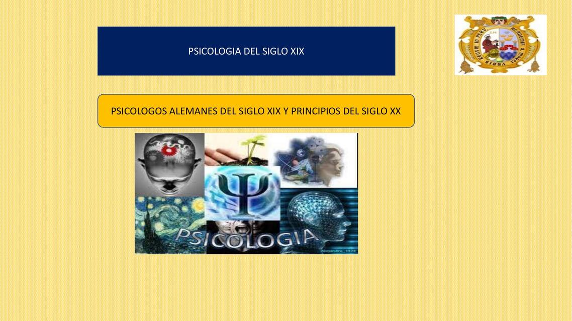 Psicología del siglo XIX 