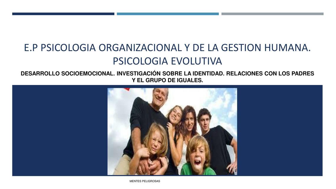 Desarrollo socioemocional