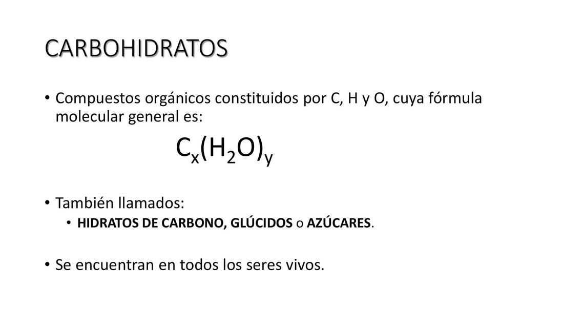 Carbohidratos