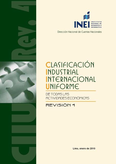 Clasificación industrial internacional uniforme 