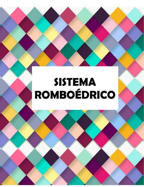 Sistema romboédrico