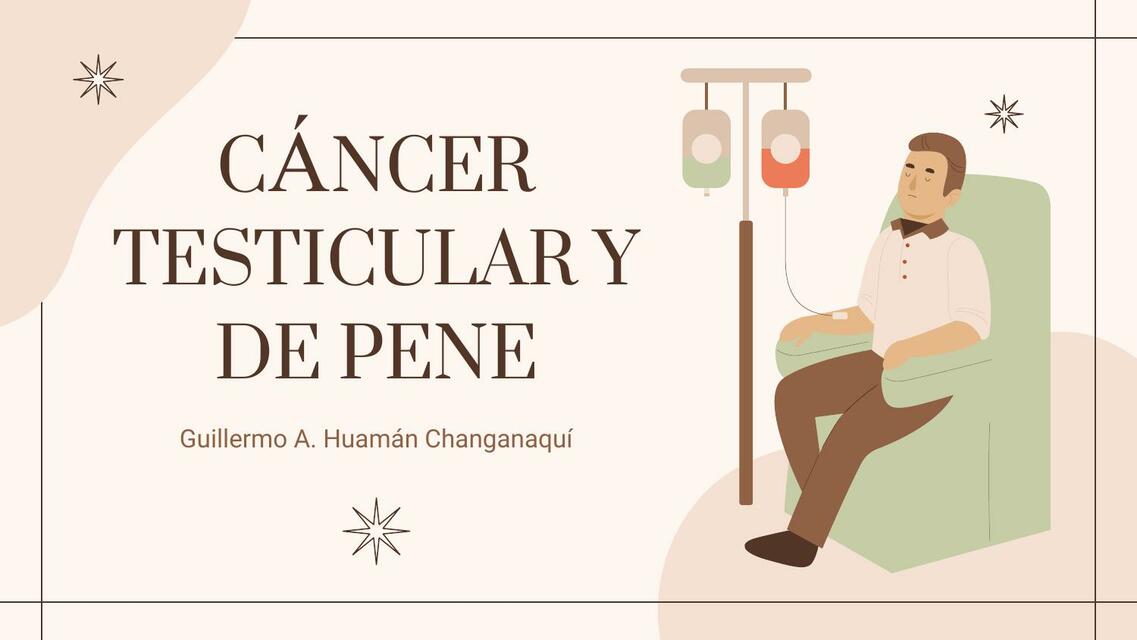 Cáncer testicular y de pene