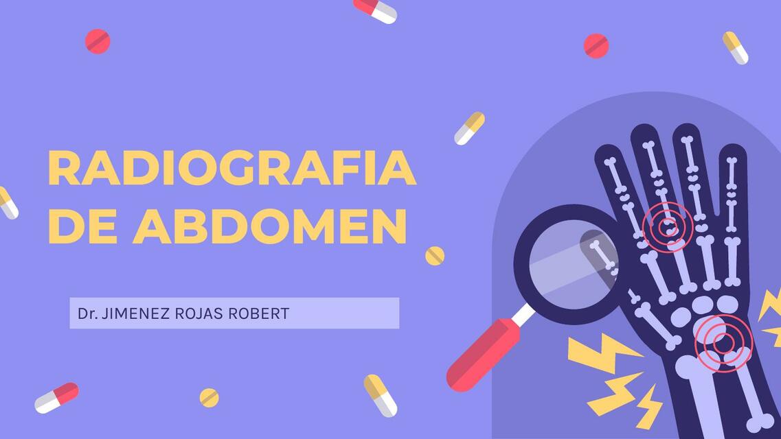 Radiografía de abdomen 