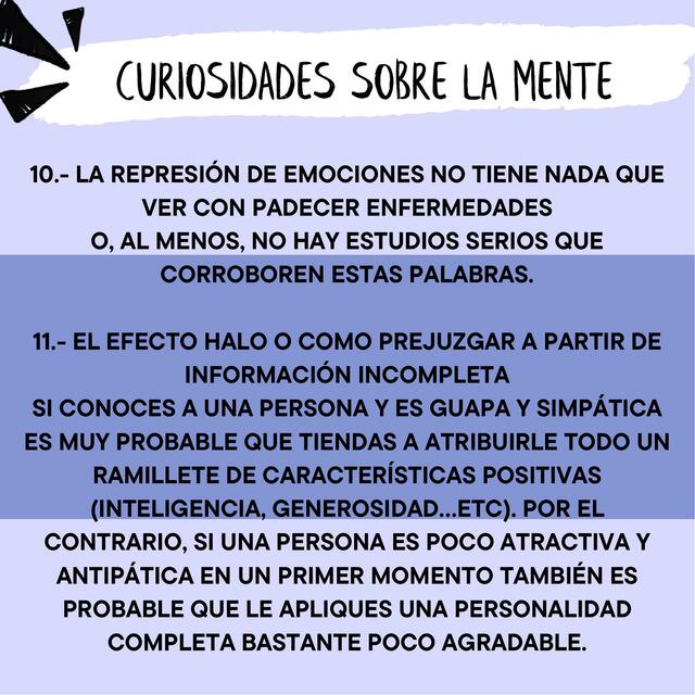 Curiosidades sobre la mente 7