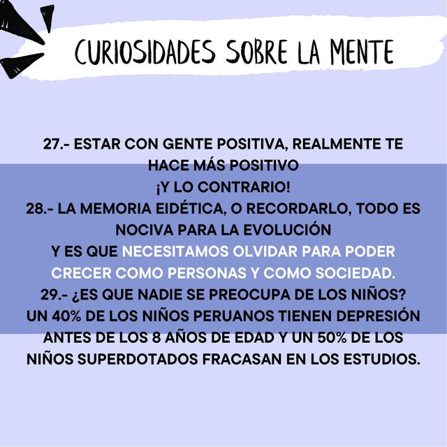 Curiosidades sobre la mente 16