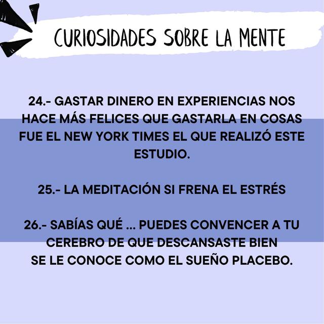 Curiosidades sobre la mente 15