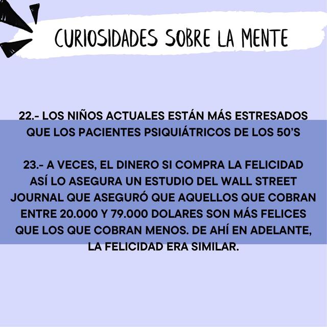 Curiosidades sobre la mente 14