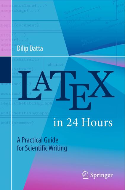 LaTeX In 24 Hours