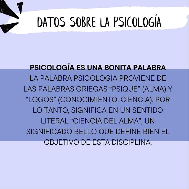 Datos sobre la psicología 