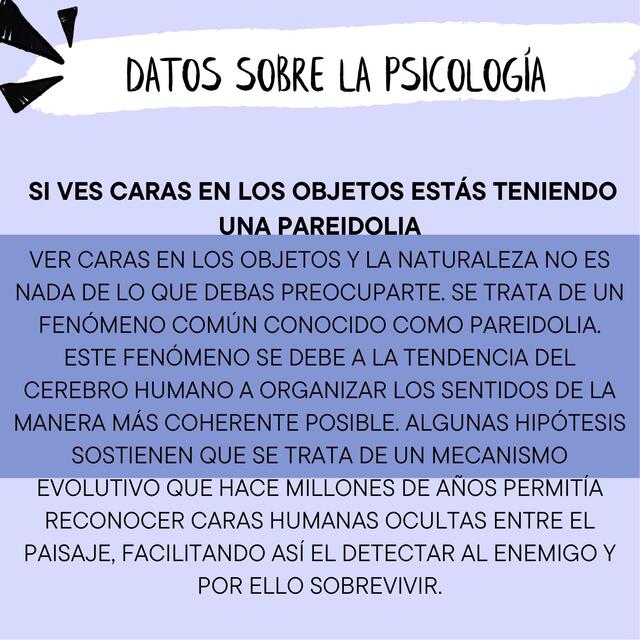 Datos sobre la psicología 