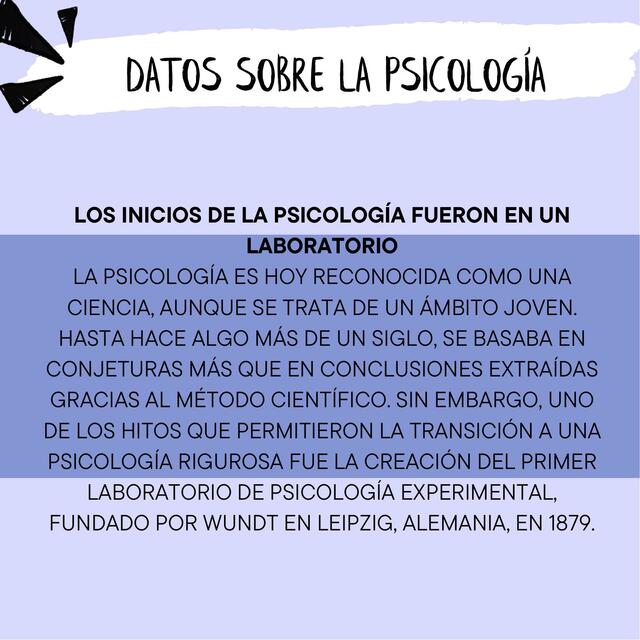 Datos sobre la psicología 