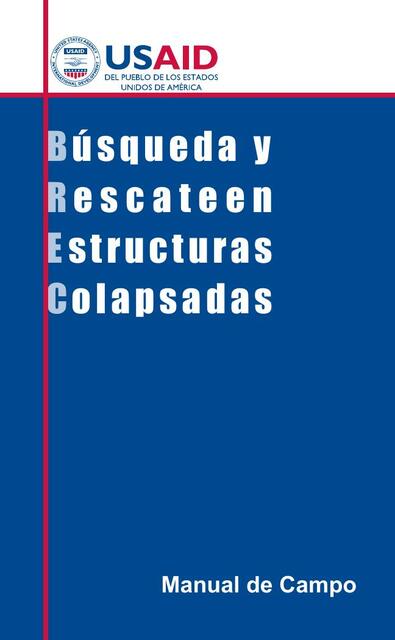 Búsqueda y Rescate en Estructuras Colapsadas