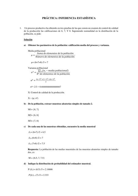 Práctica: inferencia estadística 