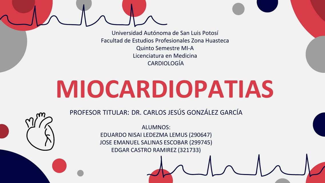 miocardiopatias