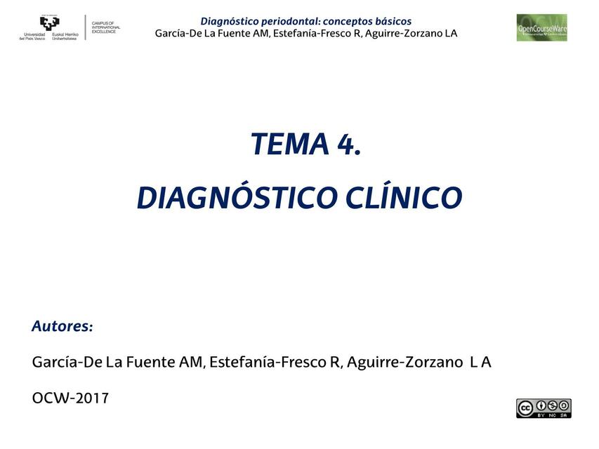 Diagnostico clínico