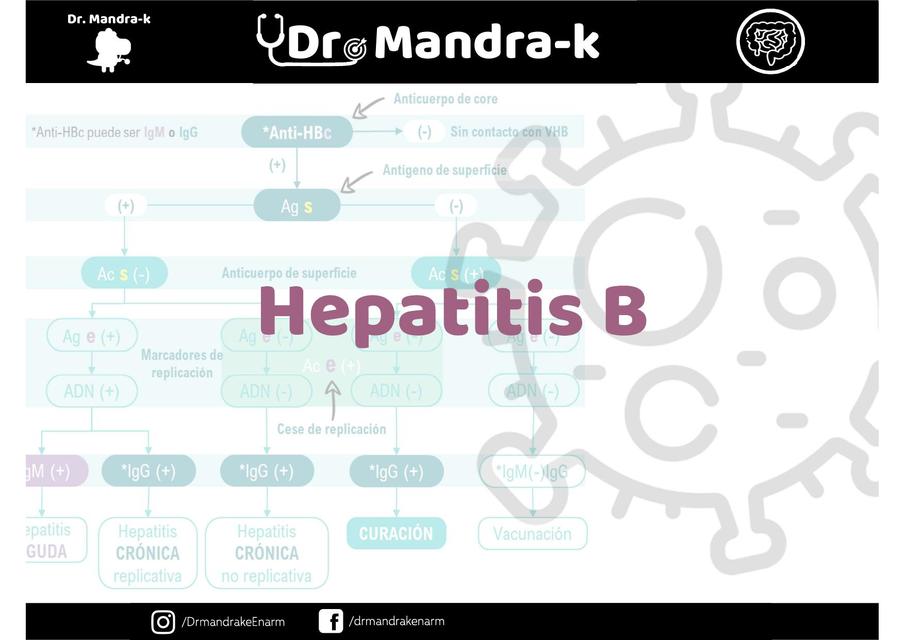 Hepatitis B, Serolorgía Y Tratamiento | Dr. Mandrake Enarm | UDocz