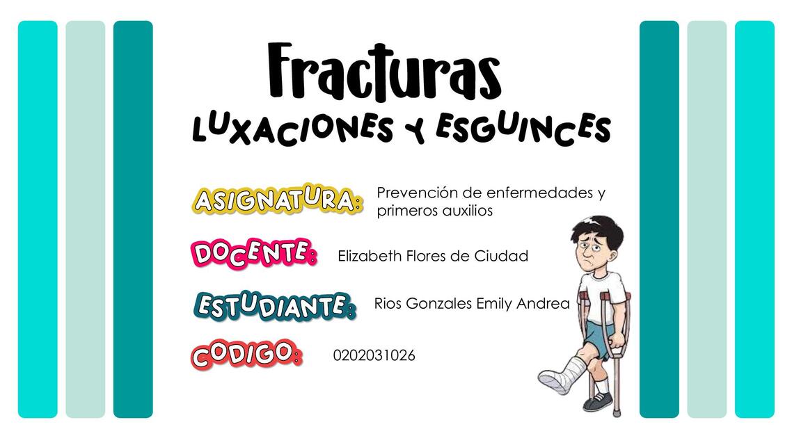 Qué Son Las Fracturas Esguinces Y Luxaciones www.udocz.com