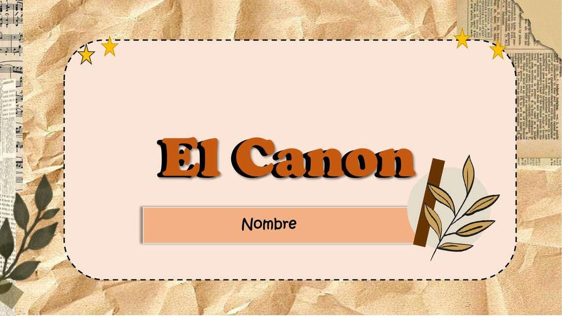 El Canon 