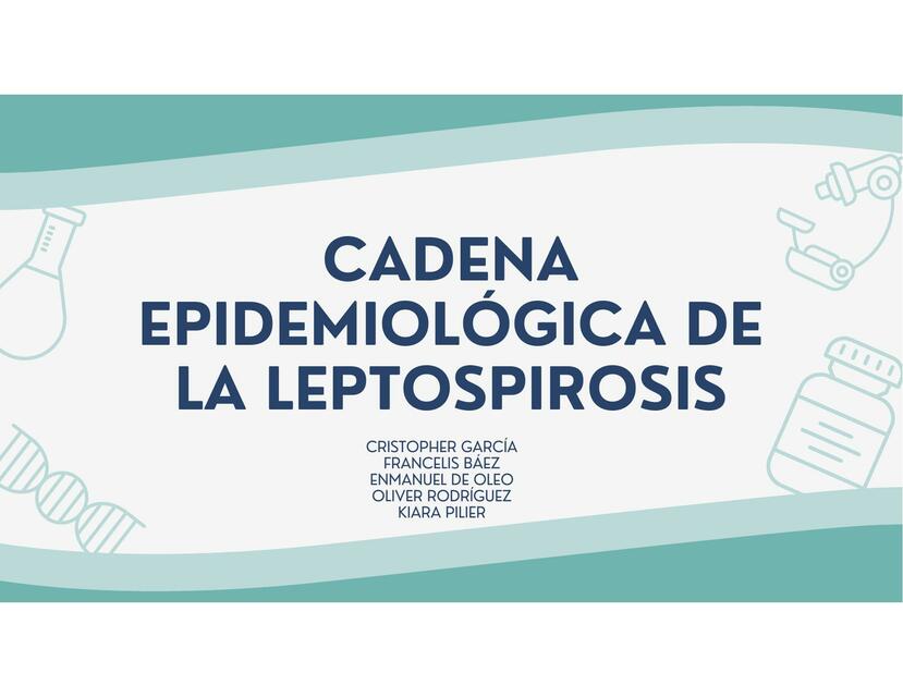 Cadena Epidemiológica de la Leptospirosis 