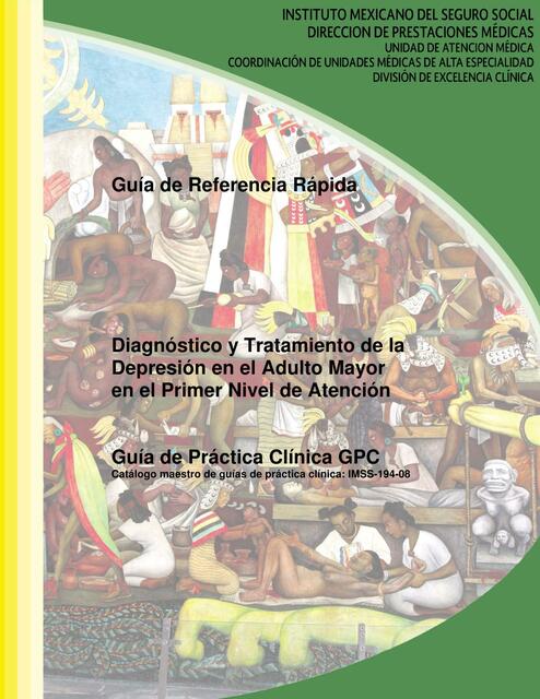 Diagnóstico y Tratamiento de la Depresión en el Adulto Mayor