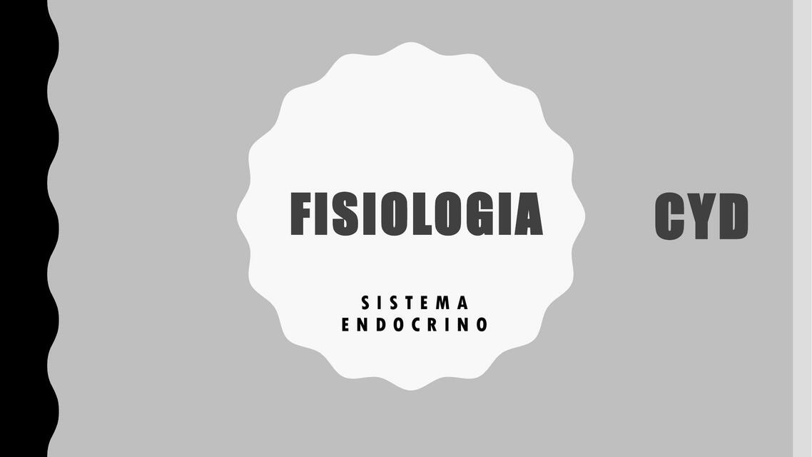 Fisiología Introducción sistema endócrino