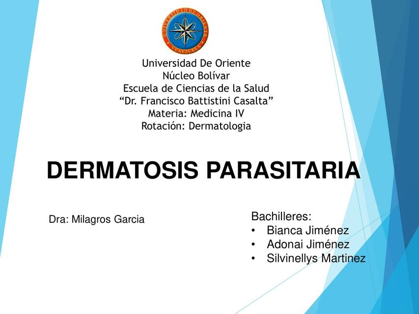 Dermatosis Parasitaria 