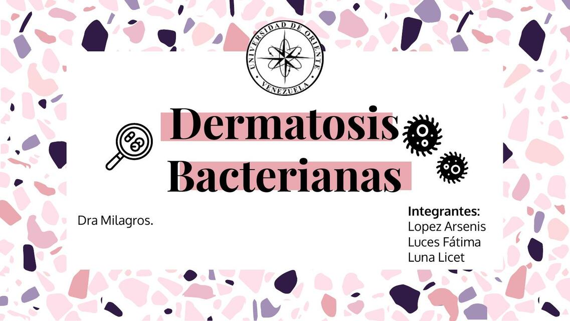 Dermatosis Bacterianas