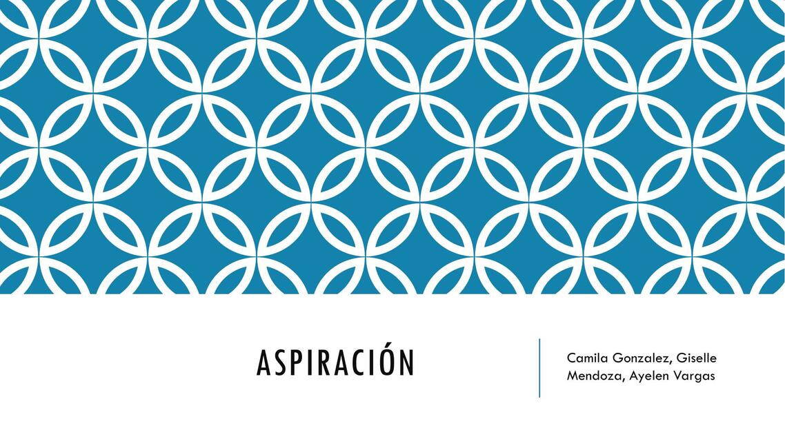 Aspiración 