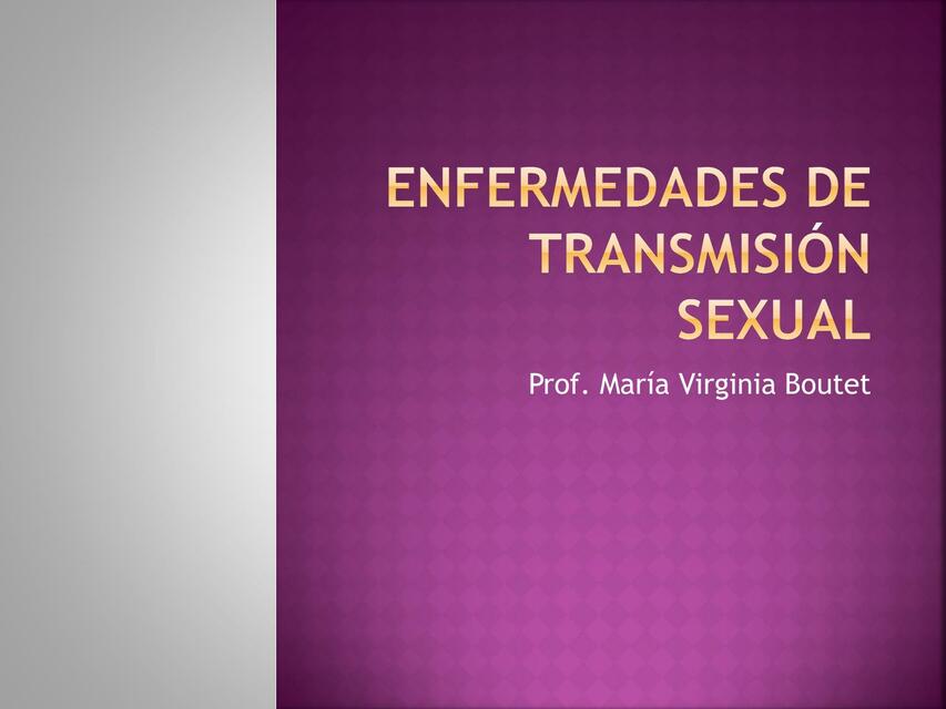 Enfermedades de Transmisión Sexual