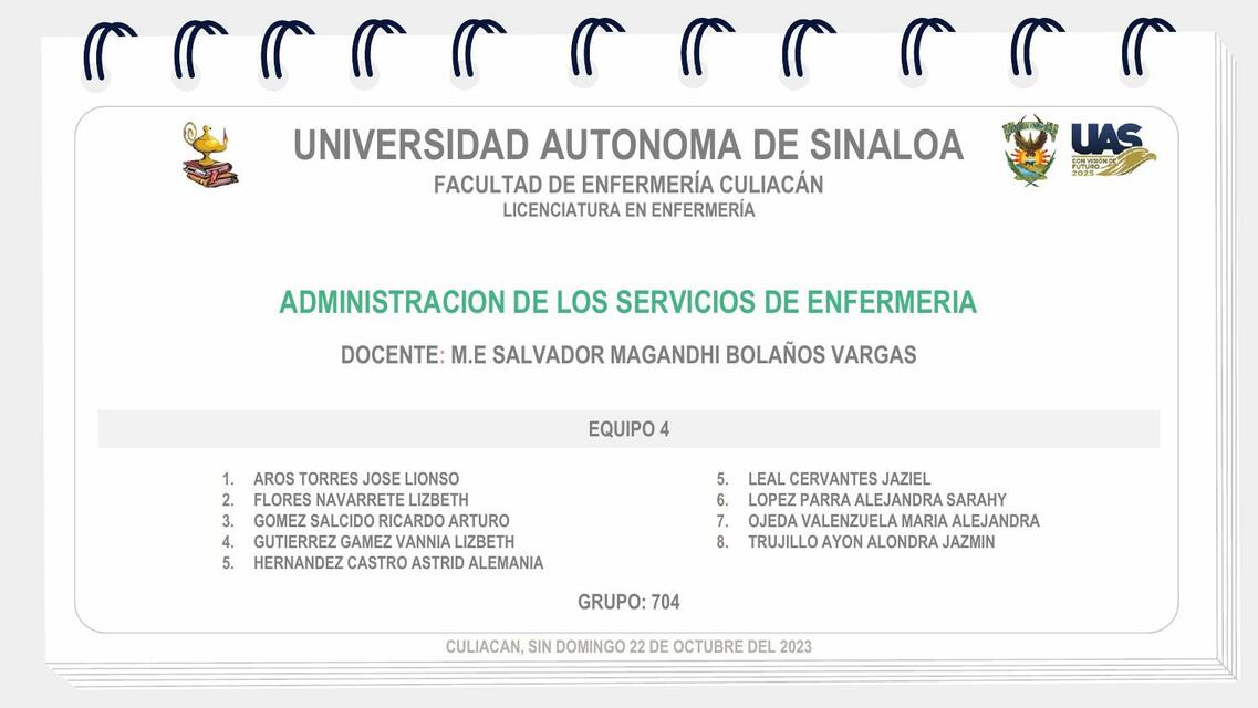 Servicios de Enfermería 