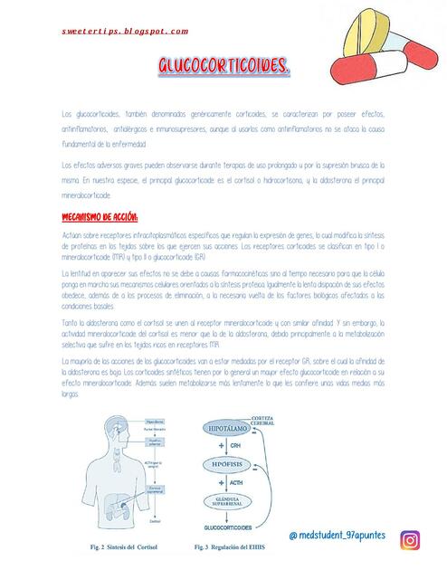 Glucocorticoides y Anestésicos 