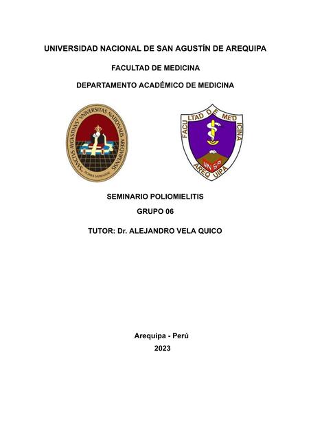 Seminario Poliomielitis