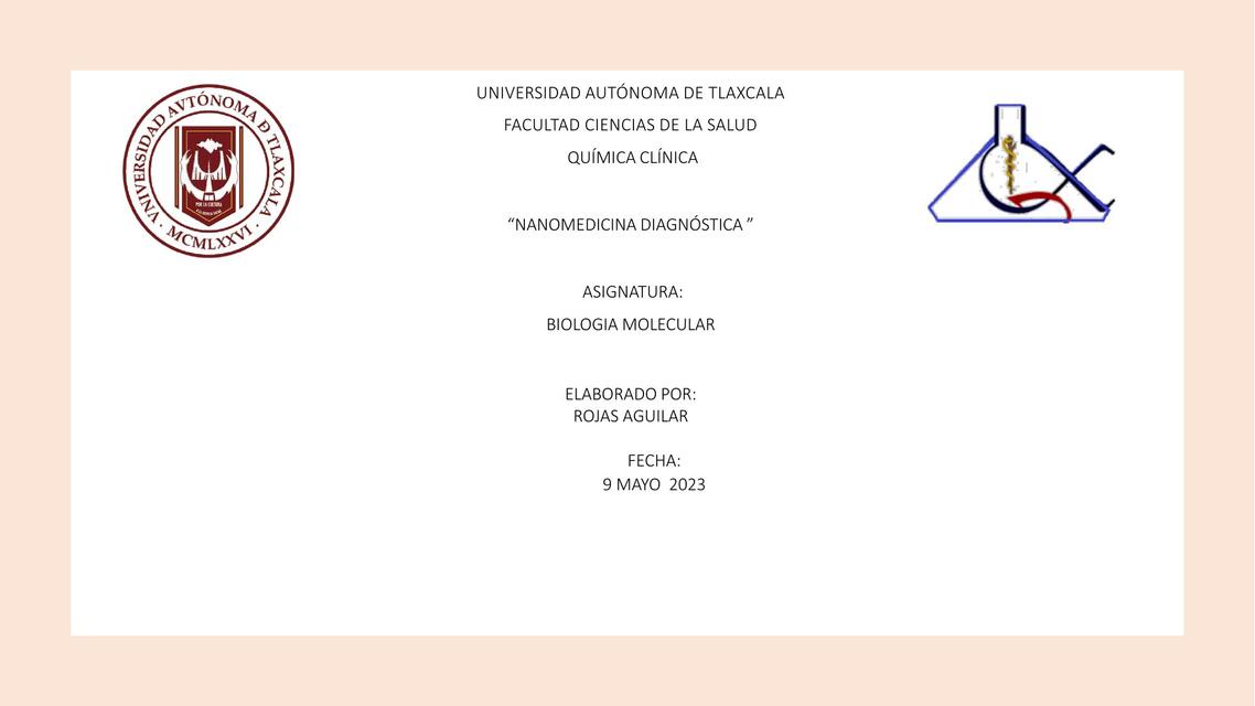 Nanomedicina diagnóstica 