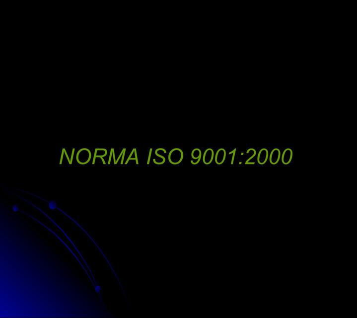 NORMA ISO 9001:2000