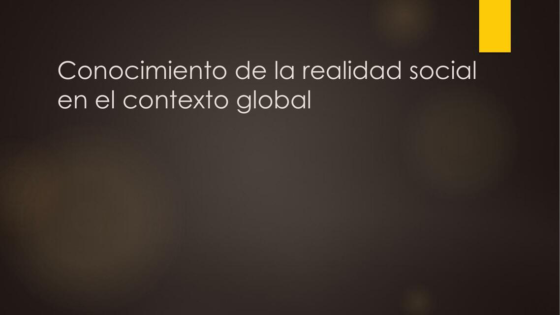 Conocimiento de la Realidad Social en el Contexto | Ayelen | uDocz